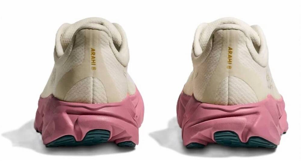 NEW HOKA women's arahi 8 running shoes in alabaster/lingonberry - Picture 4 of 6